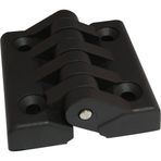 3D24_eu Menteşe ağır yük Anschraubscharnier Gewerken plastik polyamid PA cam fiber güçlendirilmiş 65 x 64 mm 180 °