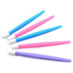 3Danlu 1 Adet Rastgele Renk 1 Adet Nail Art Turuncu Plastik Çubuk Tırnak Eti Itici Sökücü Pedikür Manikür Aracı Y40 (Yurt Dışından)