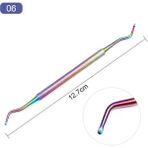 3Danlu 15 1 Adet Ölü Cilt Sökücü Nail Art Çatal Tırnak Eti Çıkarıcı Makası Itici Giyotin Paslanmaz Çelik Pedikür Çivi Bakımı Tırnak Araçları (Yurt Dışından)