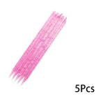 3Danlu 5 Adet Pembe Plastik Tırnak Tırnak Eti Itici Renkli Tırnak Sopa Manikür Çıkarıcı Tırnak Jeli Lehçe Çizim Sopa Tırnak Sanat Aracı Için 5/10/20/50/100 Adet (Yurt Dışından)