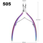 3Danlu 505-RENKLI-1 Adet 3 Adet Tırnak Tırnak Makası Makas Seti Manikür Renkli Clipper Ölü Cilt Sökücü Tırnak Eti Pense Tırnak Uv Jel Sökücü Itici (Yurt Dışından)