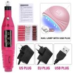 3Danlu A-1 Ab Tak Cnhıds Tırnak Setleri Kitleri Profesyonel Tırnak Ekipmanları Parlatma Makinesi Elektrikli Matkap Mini Uv LED Kurutma Lambası Manikür Araçları (Yurt Dışından)