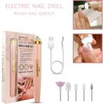 3Danlu Manikür Pedikür Manikür Makinesi Seti USB Şarj Edilebilir Için LED Kesiciler Değirmeni ile Elektrikli Tırnak Matkap Makinesi (Yurt Dışından)