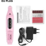3Danlu Pembe Ab Tak Elektrikli Tırnak Törpüsü Parlatma Matkap USB Şarjlı Matkap Makinesi Seti Lehçe Tırnak Sanat Kalem Tırnak Törpüsü Manikür Makinesi Tırnak Sanat Araçları (Yurt Dışından)