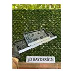 3dbaydesign Louıs Vuttion 1 Adet Büyük 1 Ade Küçük Plakalık