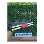 3dbaydesign WASTED PLEKSİ PLAKALIK 2 ADET BÜYÜK