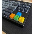 3DcraftTR Mekanik Klavye Uyumlu Renkli Tasarım Artisan Keycap - Renkli Tuş Başlığı (4'lü Set)