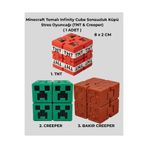 3DcraftTr Minecraft Temalı Infinity Cube ( Sonsuzluk Küpü ) 1 ADET - Stres Oyuncağı