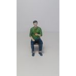3deepdesign 3D Resin Özel Baskı Coffiee Erkek 4.5 CM Figürü-Teraryum Diorama Maket İnsan Obje ve Figürleri