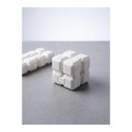 3Devat Sonsuzluk Küpü Infinity Cube Stres Oyuncağı - Beyaz 3D Baskı Fidget Cube - Ofis Masa Aksesuarı Hediye