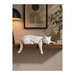 3dlab Geometrik Kedi Figürlü Biblo Dekoratif Raf Objesi Modern Premium Ev Salon Kitaplık Dekoru