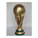 3DLAYERCRAFT 25 Cm Fifa Worldcup Fifa Dünya Kupası Büyük Boy Biblo Altın Renk