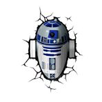 3DLightFX 3D Light FX Star Wars R2-D2 Duvar Lambası