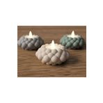 3DreaMaker Dekoratif ve Şık 3'Lü Kabarcıklı Tealight Seti - Ev Dekorasyon, Dekoratif Obje