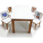3g Tasarım Anaokulu Montessori Masa & Anaokulu Sandalye Set - Beyaz