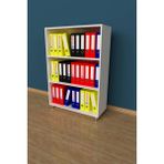 3G Tasarım Modüler Ofis Dolabı Evrak Dolabı Kitaplık 3G-006-AD-BEYAZ/90x35x130h