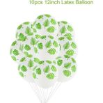 3Ganbao 10 Adet Balon 8misafir Hawaii Kaplumbağa Yaprağı Kağıt Tabaklar Hawaii Tropikal Aloha Yaz Partisi Dekoru Mutlu Orman Safari Doğum Günü Partisi Yaprak Plaka (Yurt Dışından) - Party DIY Decorations