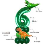 3Ganbao G Jurassic Dünya Dinozor Temalı Sofra Orman Safari Dinozor Bardak Tabaklar Balon Vahşi Roar Boys Dinozor Doğum Günü Partisi Dekoru (Yurt Dışından) - Party DIY Decorations