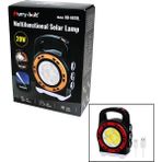 3ın1 20W Solar - USB Şarjlı El Feneri - Powerbank El Çantası Modeli (4881)