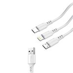 3IN1 Çoklu USB Şarj Kablosu – Hızlı ve Pratik