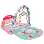 3in1 Piyanolu Unicorn Desenli Oyun Halısı
