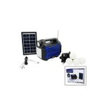 3ın1 - Solar 2in1 Sabit El Feneri - Radyo - Mp3 Bluetooth - Usb/ Tf Port - 4 Parça Ampul Kablolu -