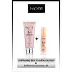 3in1 SPF50 Serisi 2'li Set 10 Medium - Healthy Skin Ton Eşitleyici Krem & Serum Concealer Kapatıcı