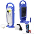 3IN1SOLAR - Pilli - USB Şarjlı - Fener Işıldak Powerbank LED - Cob - Seyyar Ampul (4778)