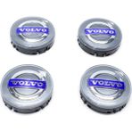 3K Volvo S60 S80 V70 V60 V40 XC60 Gri Jant Göbeği Kapağı Takım