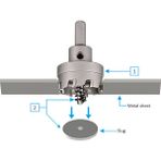 3keego Hf 50 Tct 16 mm Elmaslı Delik Açma Testeresi Elmas