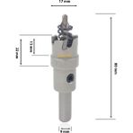 3keego Hf 50 Tct 17 mm Elmas Delik Açma Testeresi Elmas