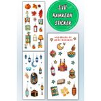 3'l Ü Ramazan Temalı Sticker Seti Bullet Journal Sticker / Defter / Ajanda / Çıkartma - kuşe