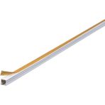 3'lü 1 Metre Kablo Kanalı Seti 12x12mm PVC Yapışkanlı Kolay Montajlı Kablo Düzenleyici - Beyaz