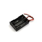 3lü AAA Pil Kutusu Yuvası İnce Küçük Tip 3 Tane 1.5V Pil DC 4.5V Plastik Pil Tutucu 14cm Kablo DVM.101.577