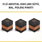 3'Lü Arıvital Kids (Arı Sütü, Bal, Polen) Paketi