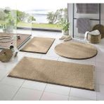 3'lü Banyo Halısı Peluş Post Halı Klozet Takımı 50 x 70--50 x 50---50 x 50(YUVARLAK) - Vizon