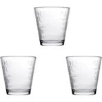 3'lü Beyaz Cam Meşrubat Bardak 250 Ml, Şık ve Kullanışlı Set - Seçenek 1