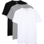 3lü Bisiklet Yaka Erkek Basic Tişört Slim Fit/Dar Kesim 0611784-900 Siyah-900 XS
