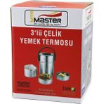 3lü Çelik Yemek Termosu Sefer Tası 2lt