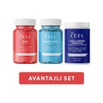 3'lü Collagen Tip 1, 3 İçeren Magnezyum Complex, Cilt Vitamini, Saç & Tırnak Vitamini