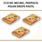 3'lü Dr. Bee Bal, Propolis, Polen Drops Pastil Paketi - 36 Pastil