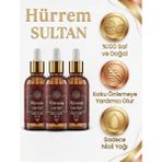 3'lü Drop Şişe Hürrem Sultan Nioli Yağı 3 x 30 ml - (Niaouli – Melaleuca Viridiflora) Genital Bölge Hijyeni Için Intim Bakım ve Tırnak Bakımı Için Destek - 3'lü Set (3 x 30 ml)