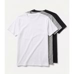 3'lü Erkek T-Shirt Seti - Slim Fit Kesim,%100 Pamuk Suprem Kumaş, Kısa Kollu Bisiklet Yaka Basic Tişört Paketi (XL)