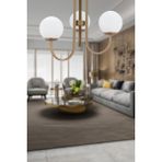 3'lü Eskitme Beyaz Camlı Modern Avize, Mutfak, Yatak Odası ve Salon Için Şık Işıklandırma - Ahşap - Bej - Seçenek 1