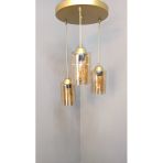 3'LÜ GOLD BORU CAMLI SARKIT AVİZE