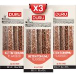 3'lü Keten Tohumu Aç-Kat (8g x 10Ad) - 80 gr