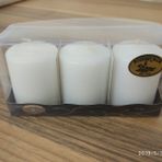 3'lü Kokusuz Bozkurt Silindir Mum 5*7cm