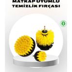3’lü Matkap Ucu Fırça Seti – Temizlik Tüm Yüzeylerle Uyumlu