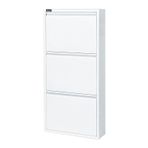 3'lü Metal Ayakkabılık (beyaz)