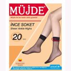 3'Lü Müjde Ekonomik Ince Soket Tül Çorap